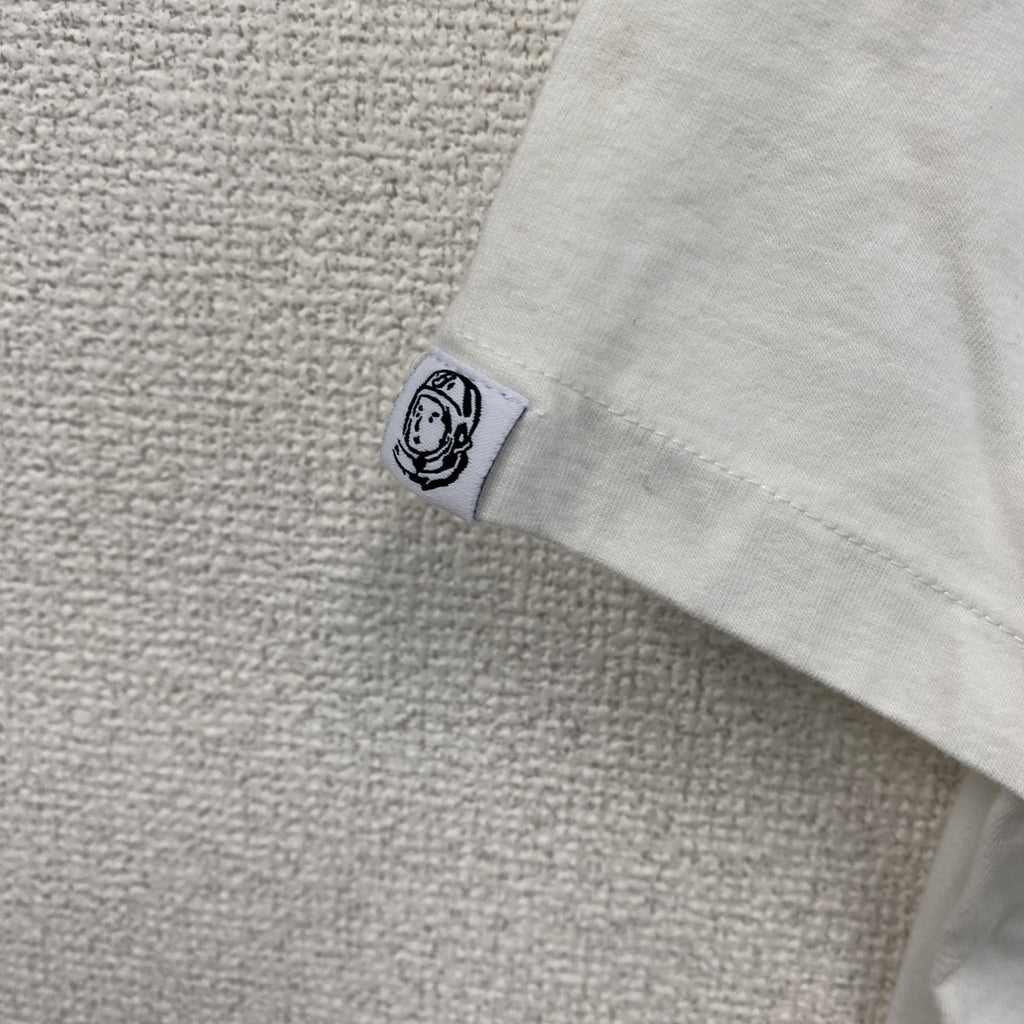 BILLIONAIRE BOYS CLUB　ビリオネアボーイズクラブ　半袖プリントTシャツ　白　ホワイト　XLサイズ　古着
