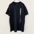 GILDAN　ギルダン　半袖プリントTシャツ　星条旗　両面プリント　黒　ブラック　Lサイズ カットソー メンズ コットン 古着