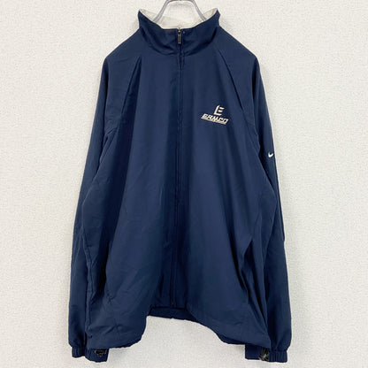 古着 used　NIKE GOLF　ナイキゴルフ　フルジップナイロンジャケット　紺　ネイビー　Lサイズ