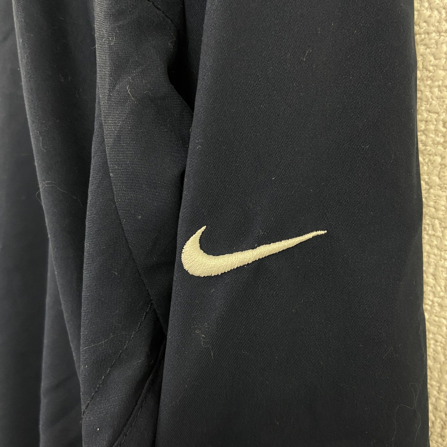 古着 used　NIKE GOLF　ナイキゴルフ　フルジップナイロンジャケット　紺　ネイビー　Lサイズ