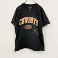 Champion　チャンピオン　NFL　Dallas Cowboys　半袖プリントTシャツ　現行　黒　ブラック　Mサイズ　古着