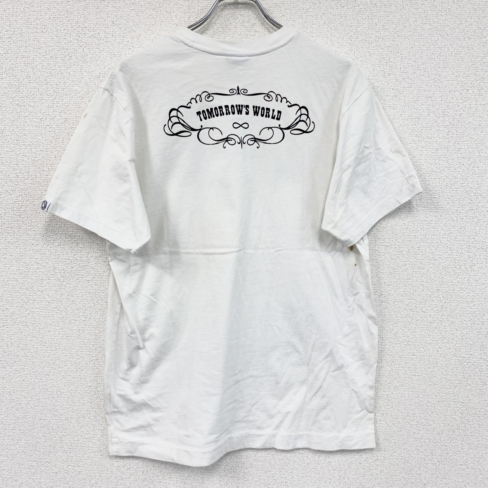 BILLIONAIRE BOYS CLUB　ビリオネアボーイズクラブ　半袖プリントTシャツ　白　ホワイト　XLサイズ　古着