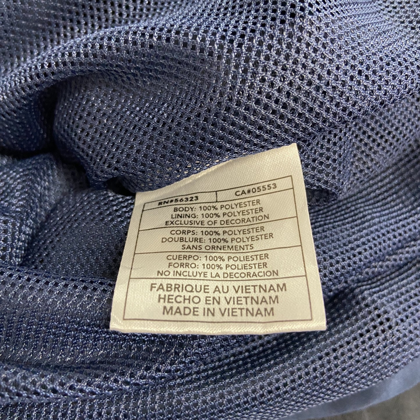 古着 used　NIKE GOLF　ナイキゴルフ　フルジップナイロンジャケット　紺　ネイビー　Lサイズ