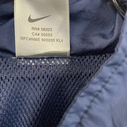 古着 used　NIKE GOLF　ナイキゴルフ　フルジップナイロンジャケット　紺　ネイビー　Lサイズ