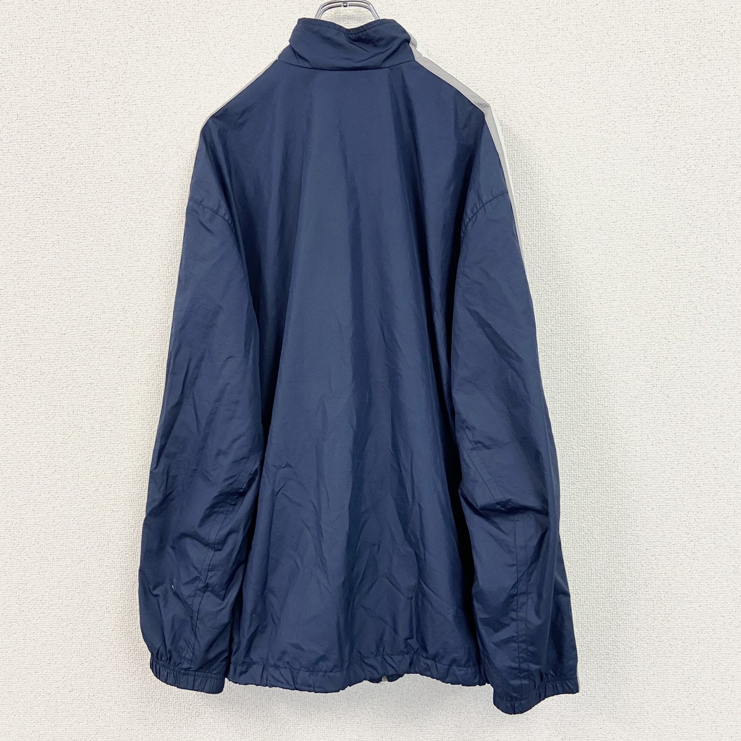 古着 used　NIKE GOLF　ナイキゴルフ　フルジップナイロンジャケット　紺　ネイビー　Lサイズ
