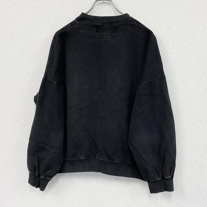 90s～　HARLEY DAVIDSON　ハーレーダビッドソン　スウェット/トレーナー　ヴィンテージ　黒　ブラック　Lサイズ