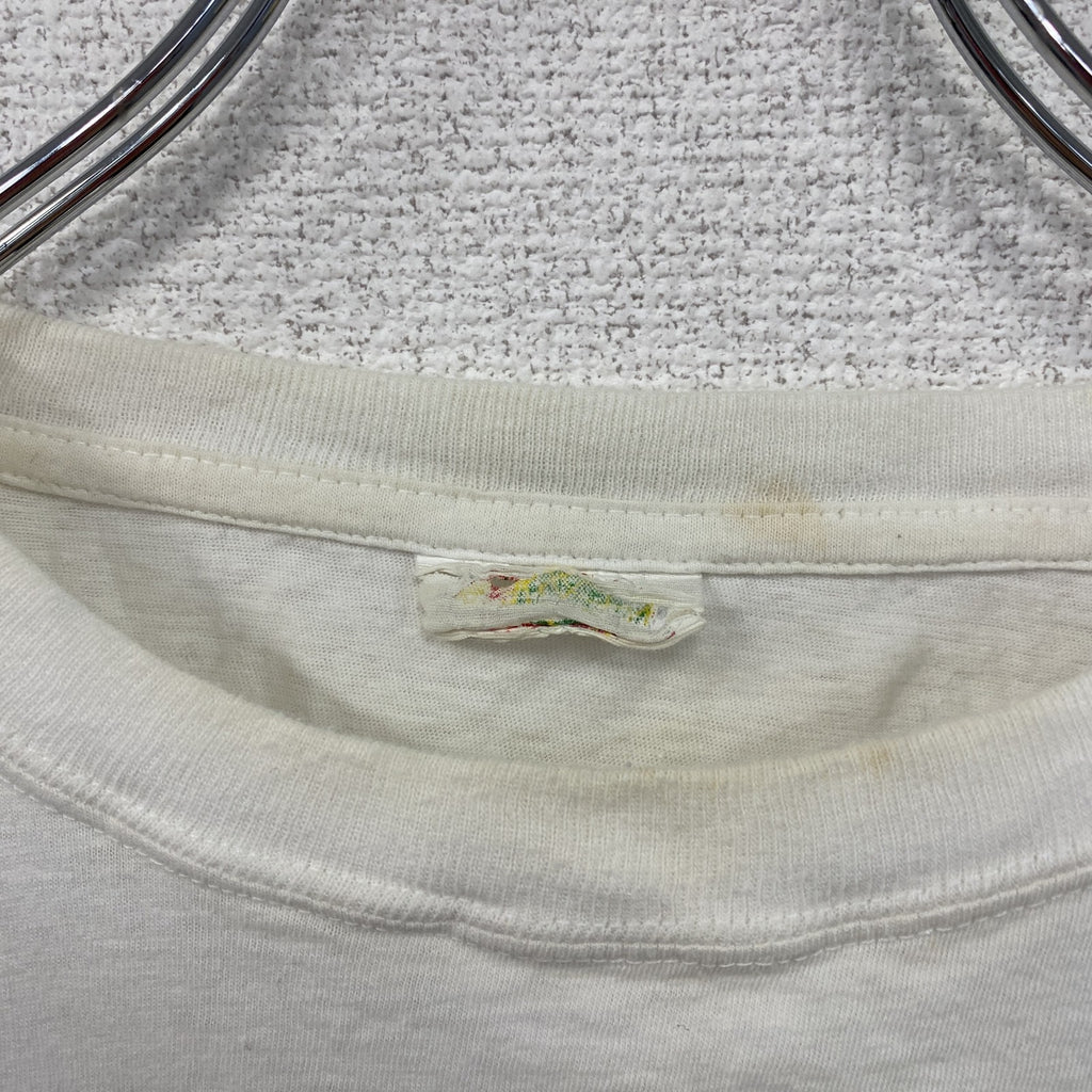 古着 used　90s　PARADIES　半袖プリントTシャツ　エロT　ヴィンテージ　白　ホワイト　