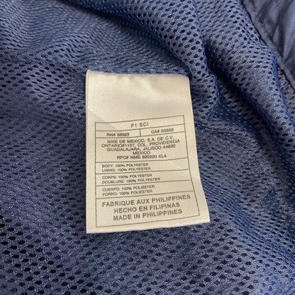 古着 used　NIKE GOLF　ナイキゴルフ　フルジップナイロンジャケット　紺　ネイビー　Lサイズ