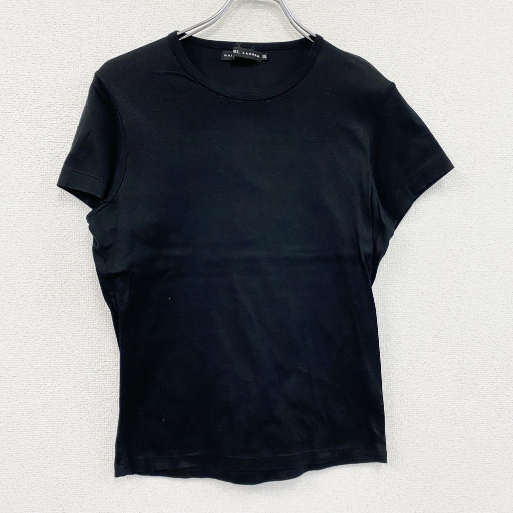 Ralph Lauren　ラルフローレン　ブラックレーベル　半袖Tシャツ　シングルステッチ　黒　ブラック　古着