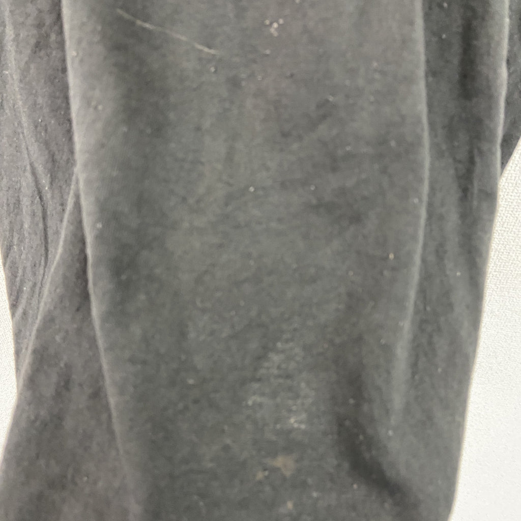00s　Hanes　ヘインズ　半袖スポーツプリントTシャツ　フットボール　ヴィンテージ　黒　ブラック　Lサイズ　古着