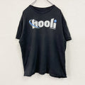 半袖プリントTシャツ　ムービーT　hooli　シリコンバレー　テック企業　黒　ブラック　古着