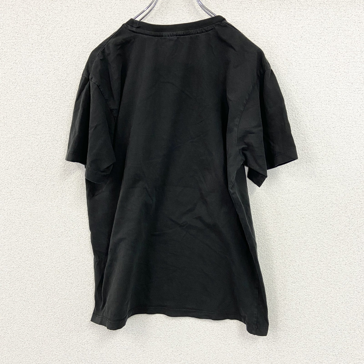 district　半袖カレッジプリントTシャツ　パロディT　アビイ・ロード　インディアナ大学　黒　ブラック　Sサイズ　古着