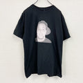 GILDAN　ギルダン　半袖プリントTシャツ　人物T　誰やねん　黒　ブラック　Lサイズ　古着