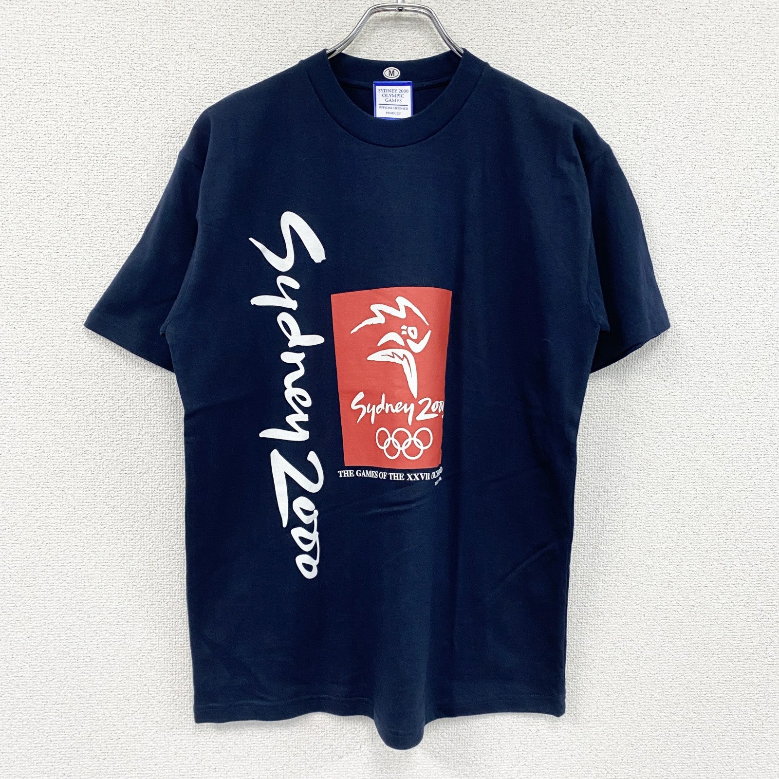 00s　シドニーオリンピック　半袖プリントTシャツ　ヴィンテージ　デッドストック　黒　ブラック　Mサイズ　古着