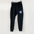 Champion　チャンピオン　リバースウィーブ　スウェットパンツ　ヘビーウエイト　デカロゴ　現行　黒　ブラック　Sサイズ　古着