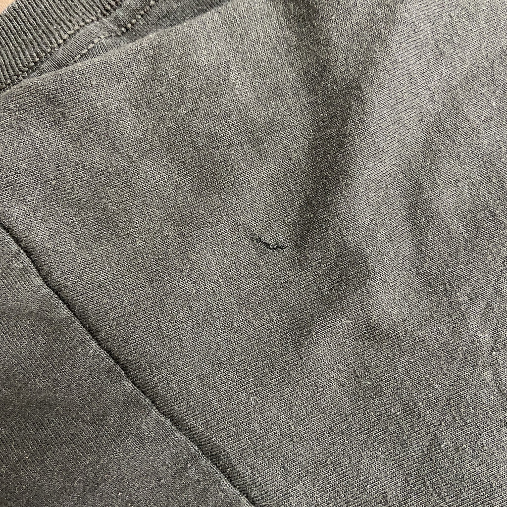 00s　Hanes　ヘインズ　半袖スポーツプリントTシャツ　フットボール　ヴィンテージ　黒　ブラック　Lサイズ　古着