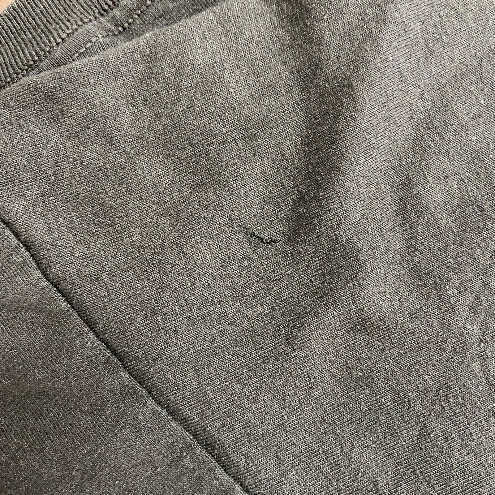 00s　Hanes　ヘインズ　半袖スポーツプリントTシャツ　フットボール　ヴィンテージ　黒　ブラック　Lサイズ　古着