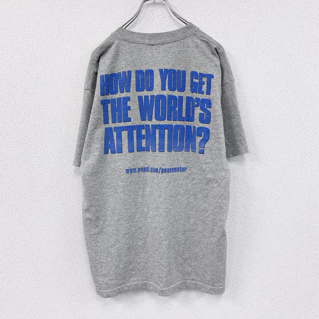 古着 used　90s　THE PEACEMAKER　ピースメーカー　半袖プリントTシャツ　ムービーT　灰色　グレー　XLサイズ