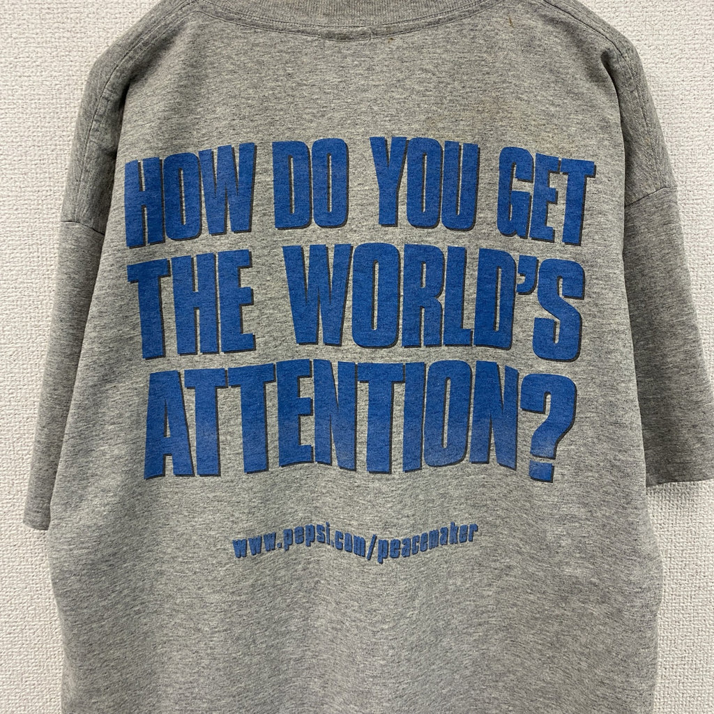古着 used　90s　THE PEACEMAKER　ピースメーカー　半袖プリントTシャツ　ムービーT　灰色　グレー　XLサイズ