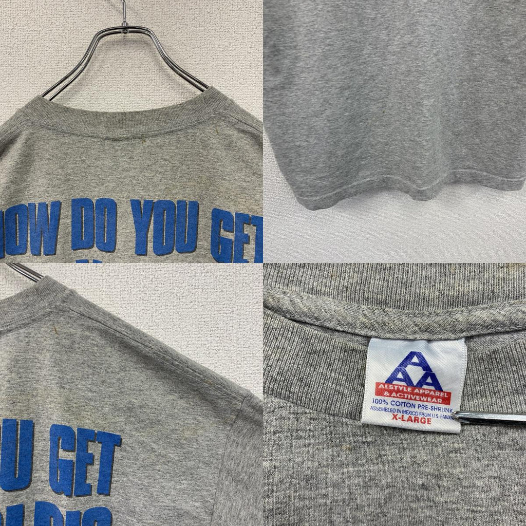 古着 used　90s　THE PEACEMAKER　ピースメーカー　半袖プリントTシャツ　ムービーT　灰色　グレー　XLサイズ