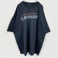 デイルアーンハート　半袖両面プリントTシャツ　レーサー　黒　ブラック　古着