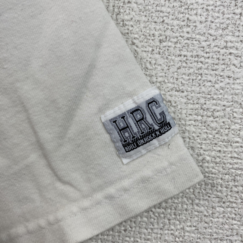 ～00s　Hard Rock Cafe　ハードロックカフェ　半袖プリントTシャツ　白　ホワイト　Lサイズ　古着