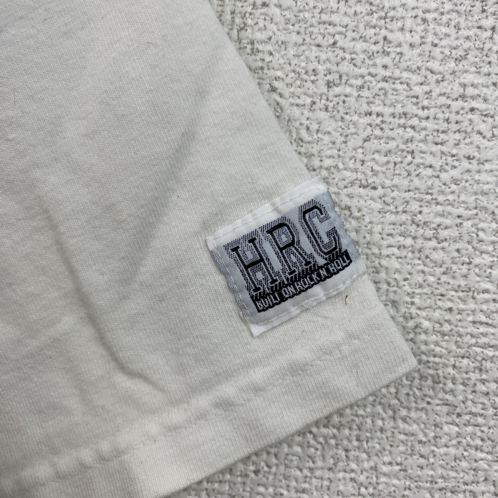 ～00s　Hard Rock Cafe　ハードロックカフェ　半袖プリントTシャツ　白　ホワイト　Lサイズ　古着