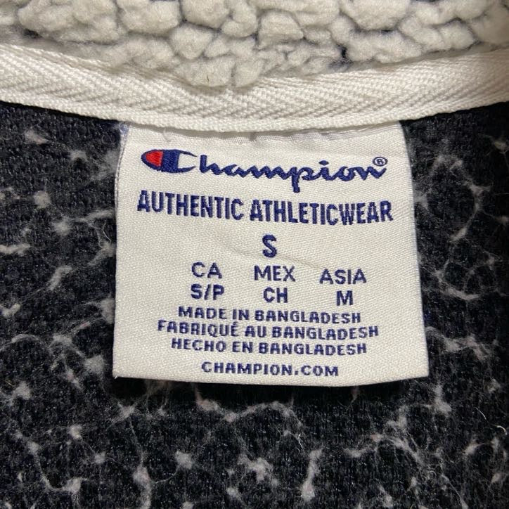Champion　チャンピオン　長袖カレッジフリースジャケット　ボアアウター　ハワイ大学　白　ホワイト　秋冬服　古着