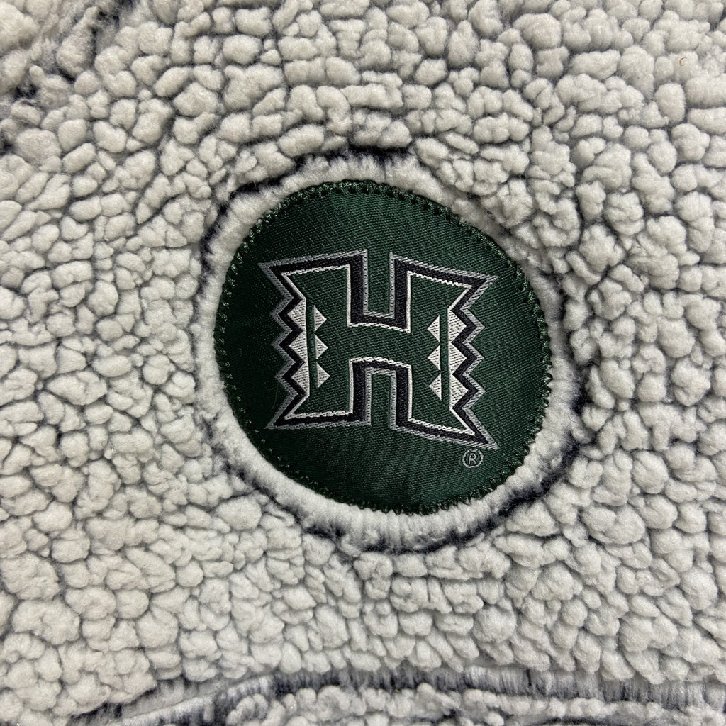 Champion　チャンピオン　長袖カレッジフリースジャケット　ボアアウター　ハワイ大学　白　ホワイト　秋冬服　古着