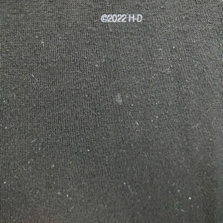 HARLEY DAVIDSON　ハーレーダビッドソン　半袖プリントTシャツ　黒　ブラック　XLサイズ