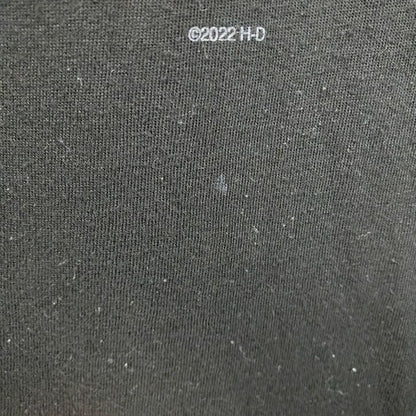 HARLEY DAVIDSON　ハーレーダビッドソン　半袖プリントTシャツ　黒　ブラック　XLサイズ