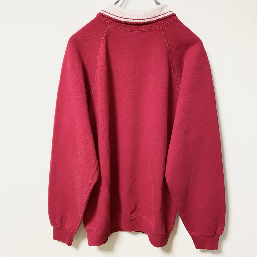 Hanes ヘインズ　MORNINGSUN　90s　長袖プリントスウェット　トレーナー　雪だるま　Lサイズ　　ヴィンテージ　古着