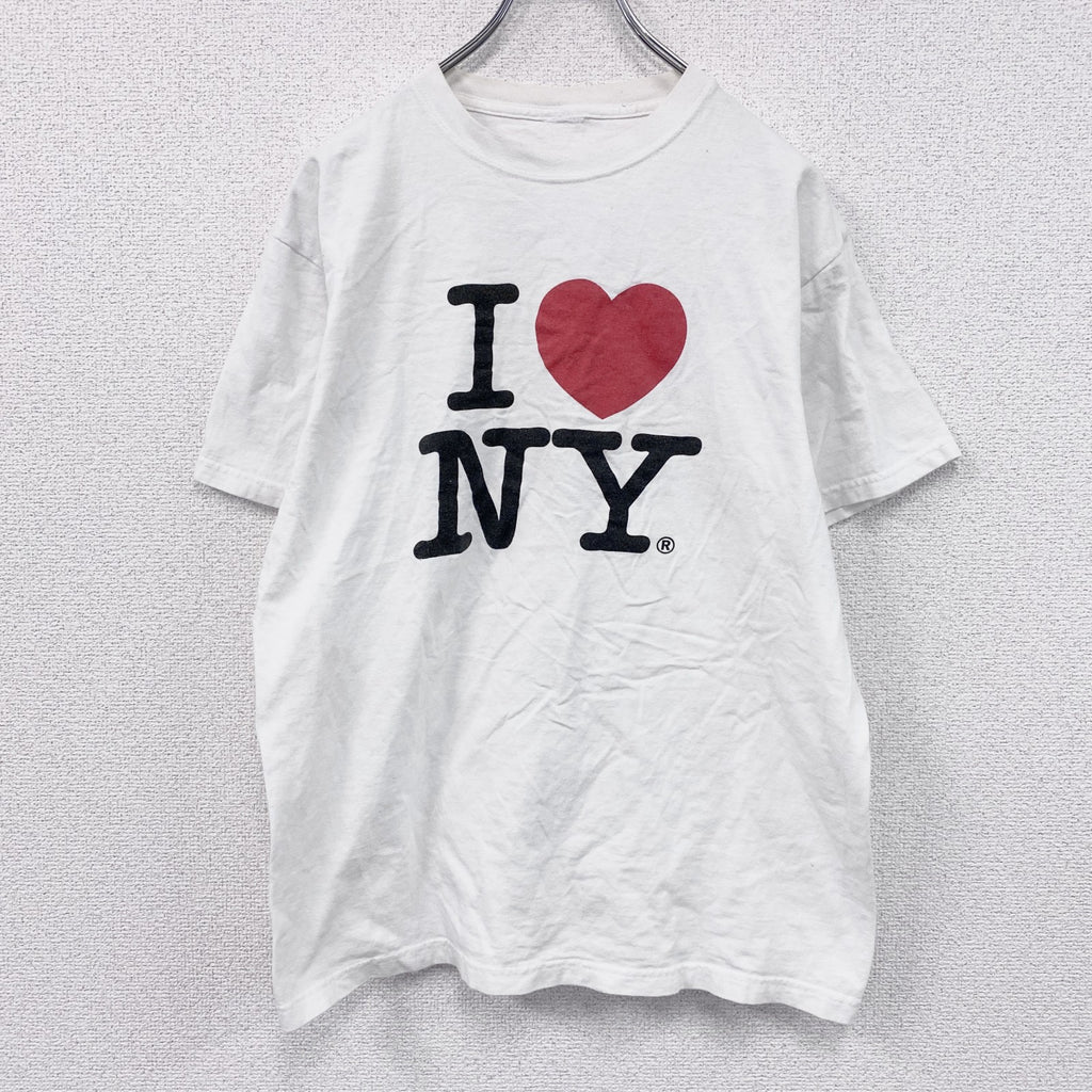 古着 used　00s　INY　アイラブニューヨーク　半袖プリントTシャツ　ヴィンテージ　白　ホワイト