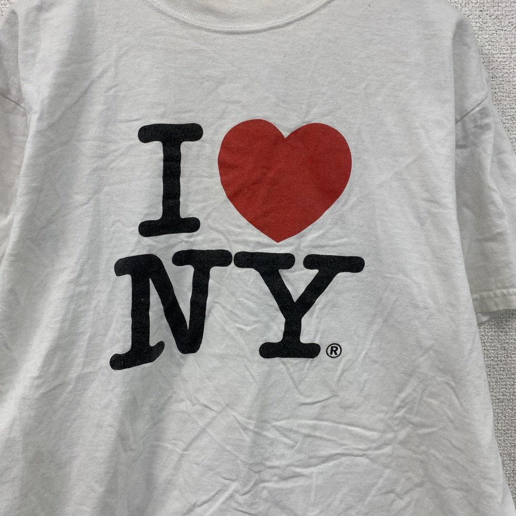 古着 used　00s　INY　アイラブニューヨーク　半袖プリントTシャツ　ヴィンテージ　白　ホワイト