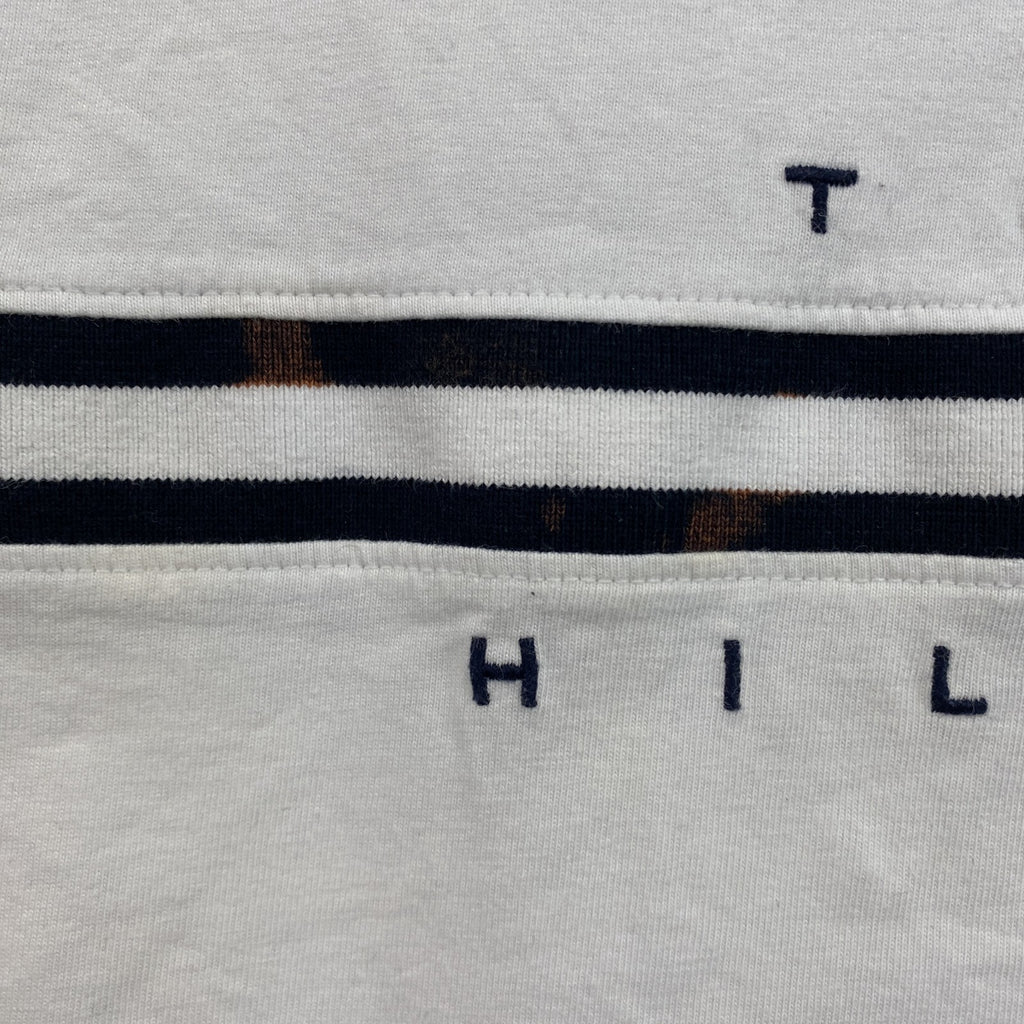 TOMMY HILFIGER　トミーヒルフィガー　半袖Tシャツ　白　ホワイト　Lサイズ　古着