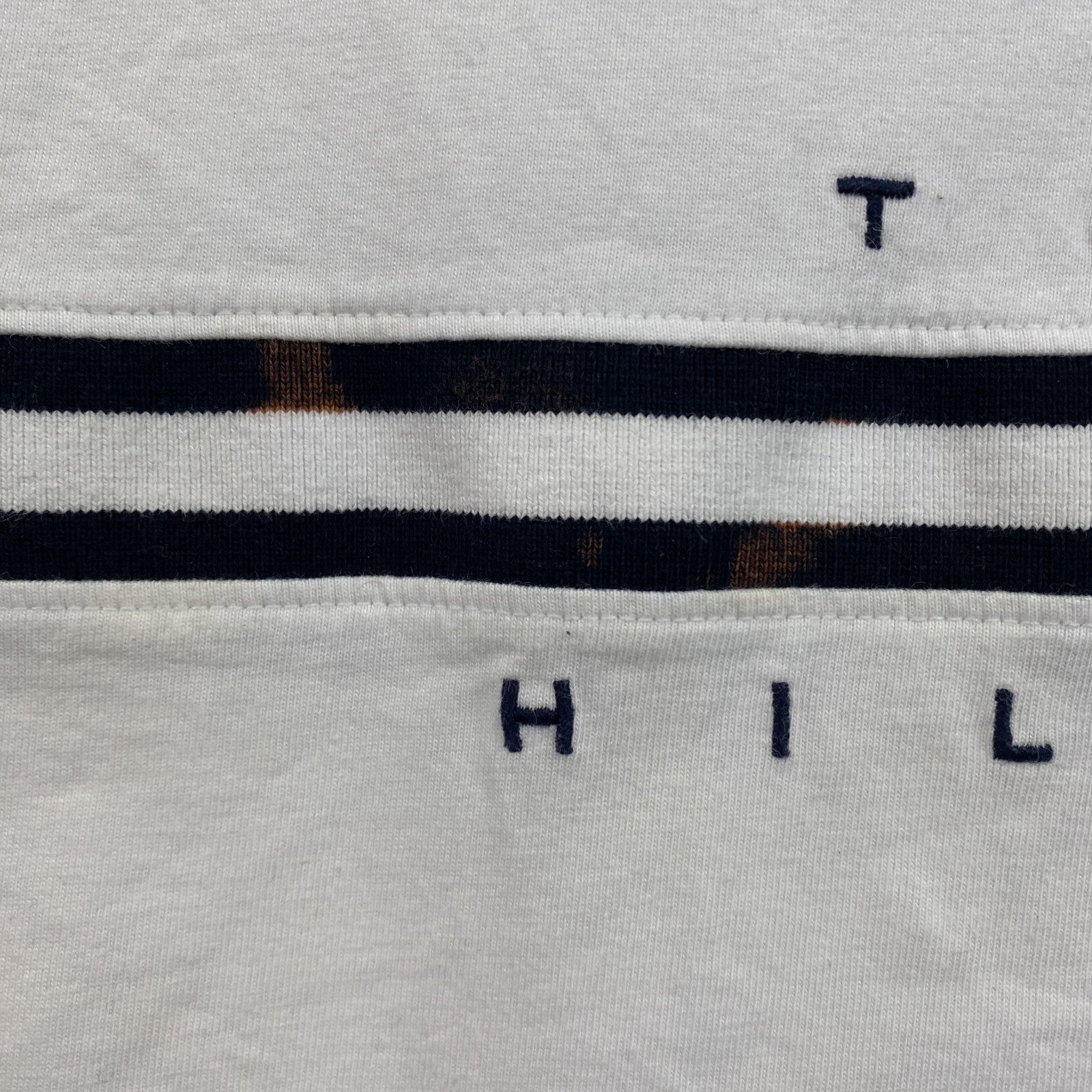 TOMMY HILFIGER　トミーヒルフィガー　半袖Tシャツ　白　ホワイト　Lサイズ　古着