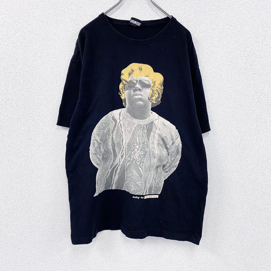 Notorious B.I.G.　ノートリアス・B.I.G　半袖プリントTシャツ　ラップT　ブラック　2XLサイズ　古着