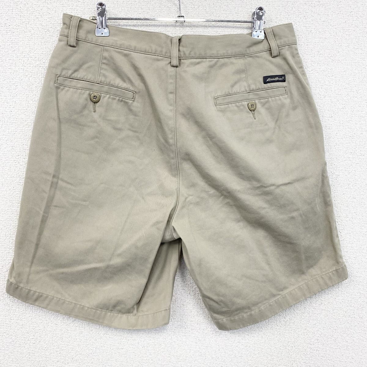 Eddie Bauer　エディーバウアー　ハーフパンツ/ショートパンツ　チノショーツ　アイボリー　W34サイズ　古着