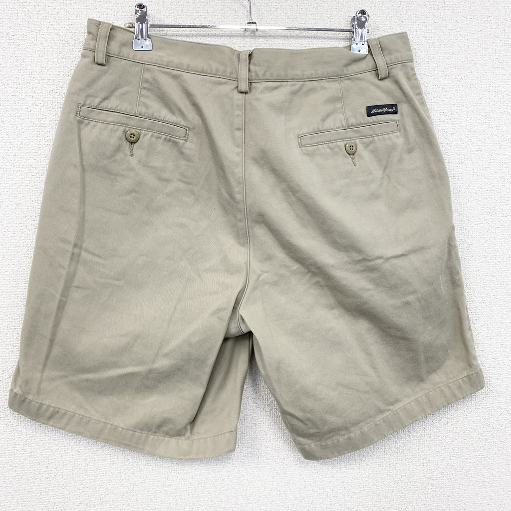 Eddie Bauer　エディーバウアー　ハーフパンツ/ショートパンツ　チノショーツ　アイボリー　W34サイズ　古着