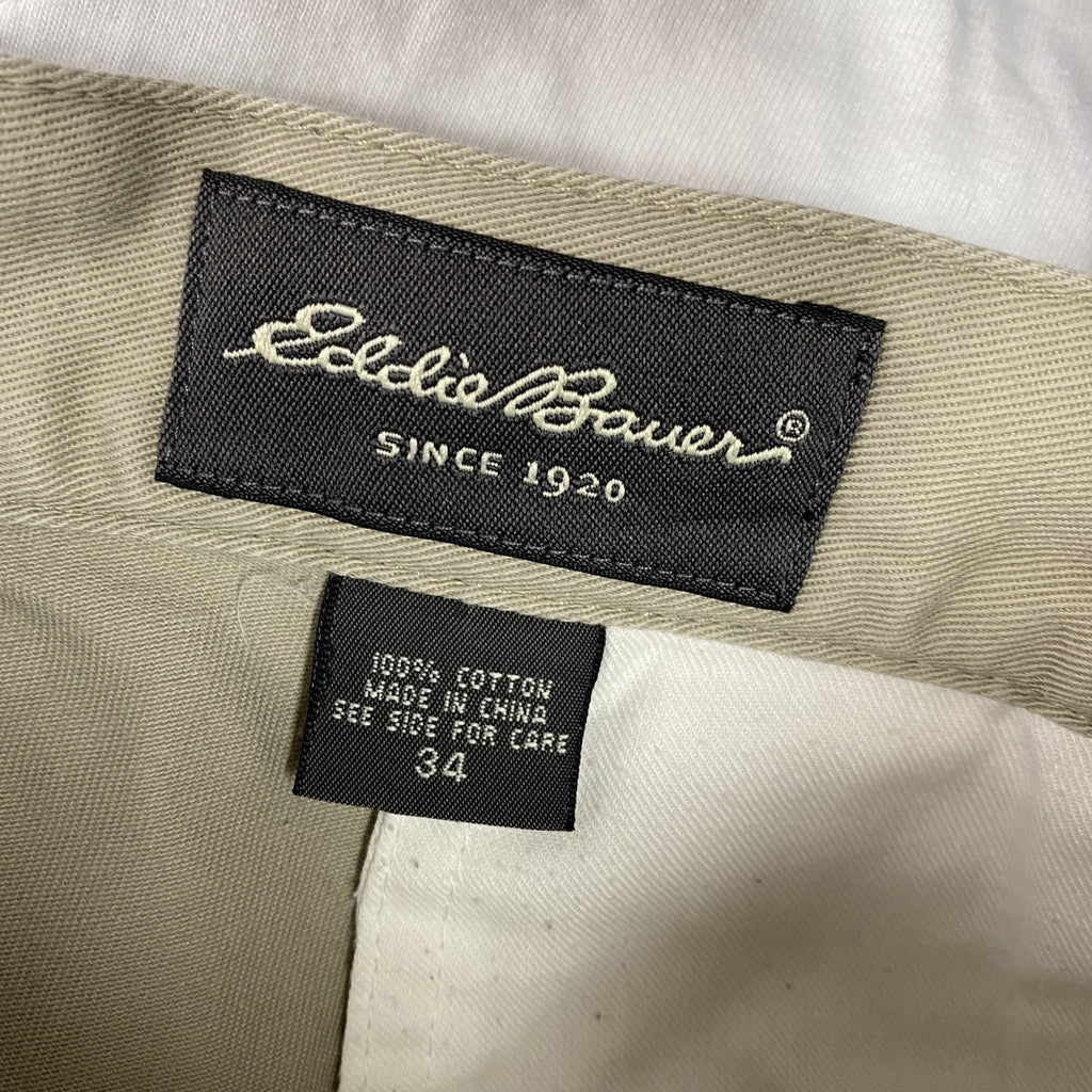 Eddie Bauer　エディーバウアー　ハーフパンツ/ショートパンツ　チノショーツ　アイボリー　W34サイズ　古着