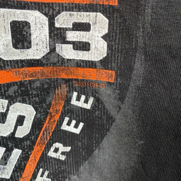 HARLEY DAVIDSON　ハーレーダビッドソン　半袖プリントTシャツ　黒　ブラック　Mサイズ