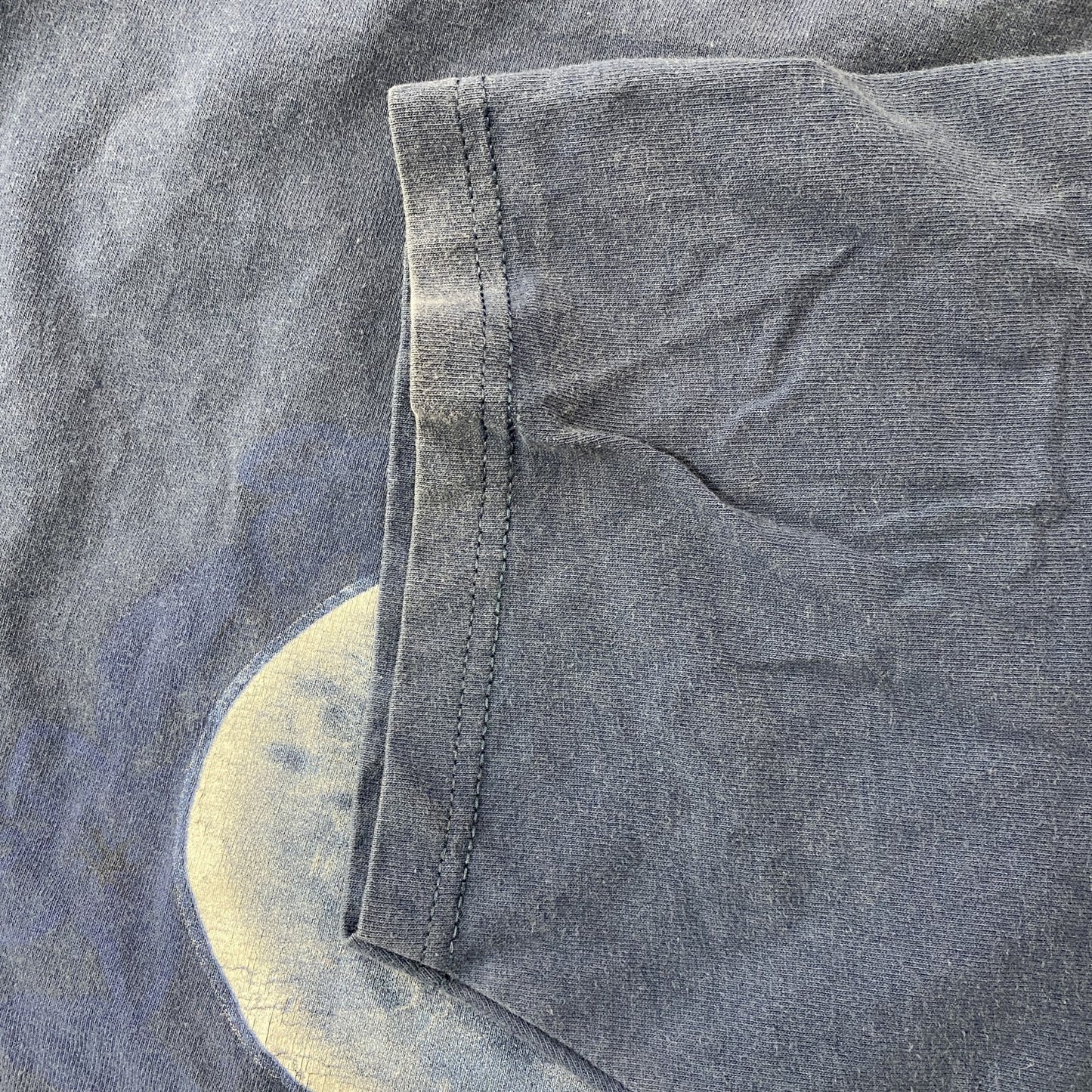 90s～　Disney　ディズニー　Mickey　ミッキー　半袖プリントTシャツ　ネイビー　Lサイズ　