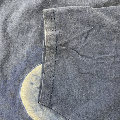 90s～　Disney　ディズニー　Mickey　ミッキー　半袖プリントTシャツ　ネイビー　Lサイズ　