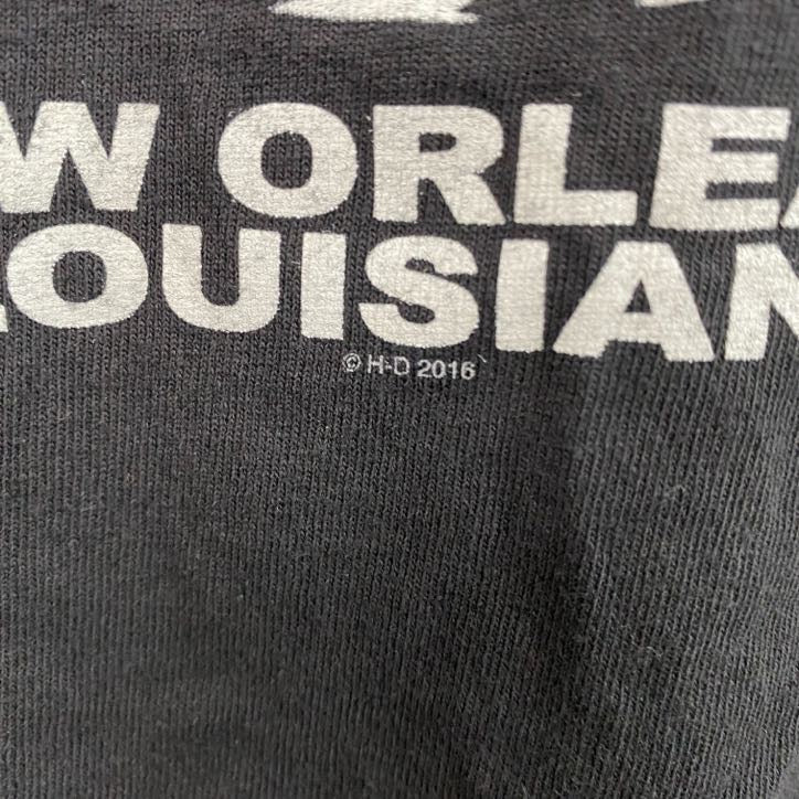 HARLEY DAVIDSON　ハーレーダビッドソン　半袖プリントTシャツ　黒　ブラック　Mサイズ