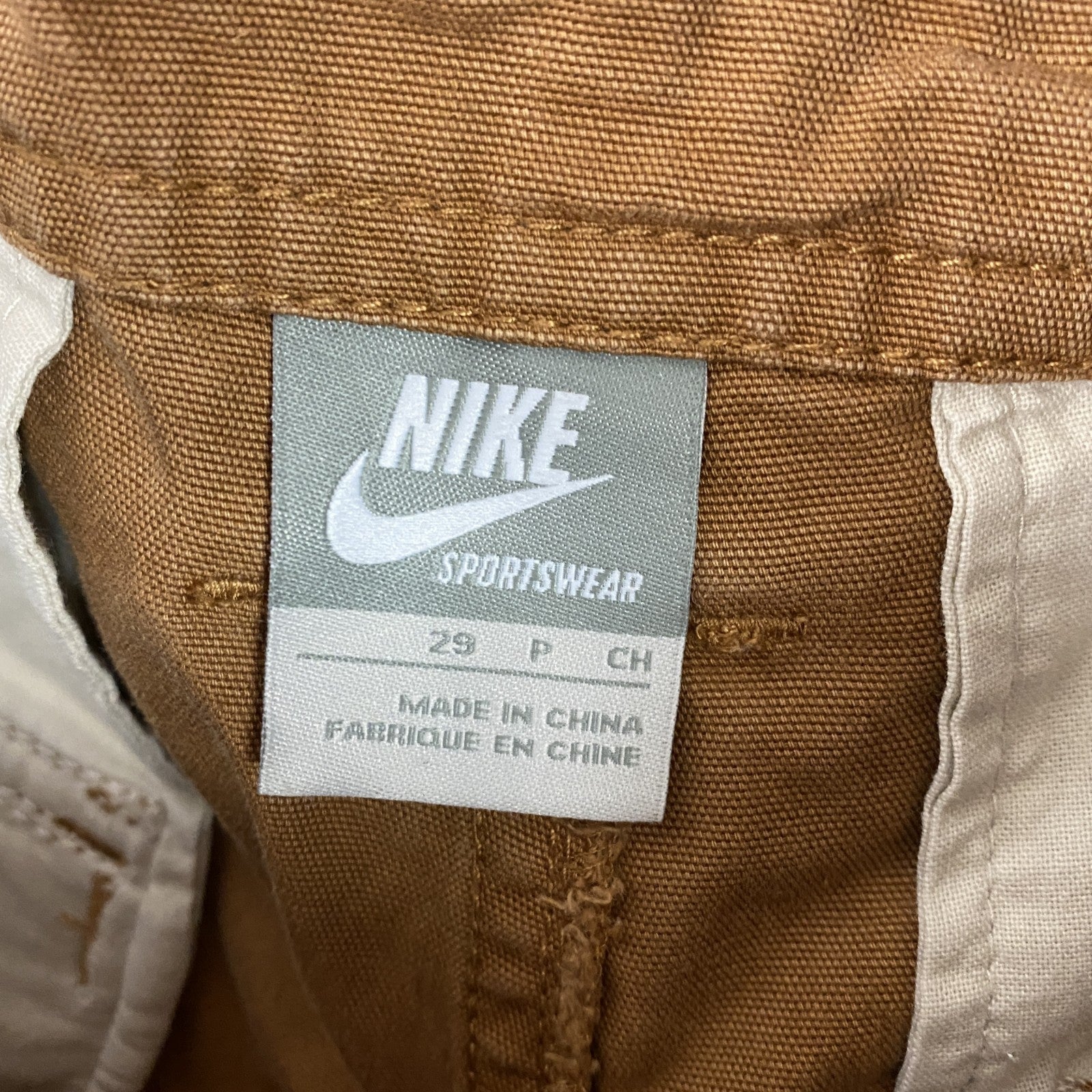 NIKE　ナイキ　ハーフパンツ/ショートパンツ　茶色　ブラウン　W29サイズ　古着