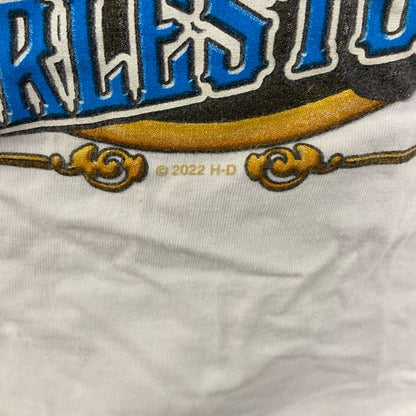 古着 used　HARLEY DAVIDSON　ハーレーダビッドソン　半袖プリントTシャツ　白　ホワイト　Mサイズ