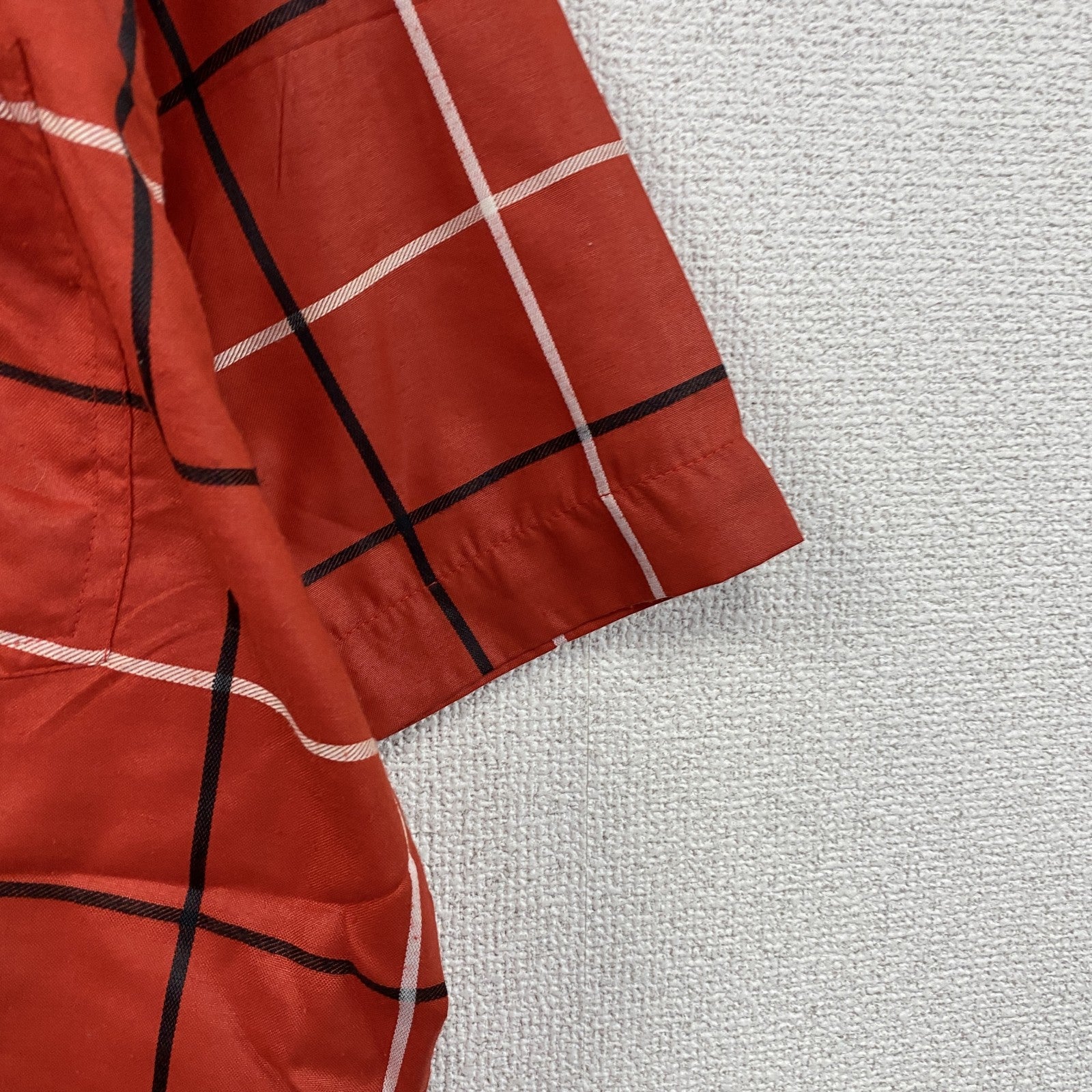 00s　Ecko conplex　エコーコンプレックス　半袖シャツ　ヴィンテージ　チェック柄　赤　レッド　Lサイズ　古着
