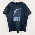 GODZILLA　ゴジラキングオブモンスターズ　半袖プリントTシャツ　ムービーT　キャラクターT　黒　ブラック　Lサイズ　古着