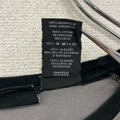 古着 used　HARLEY DAVIDSON　ハーレーダビッドソン　長袖プリントTシャツ　黒　ブラック　灰色　グレー　Lサイズ