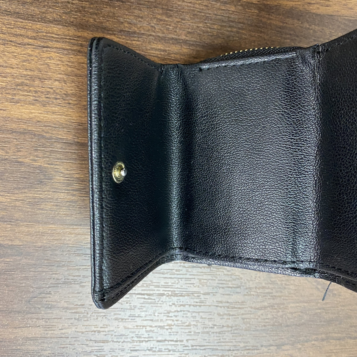Deuxieme Classe　ドゥーズィエムクラス　3つ折り財布　黒　ブラック　古着